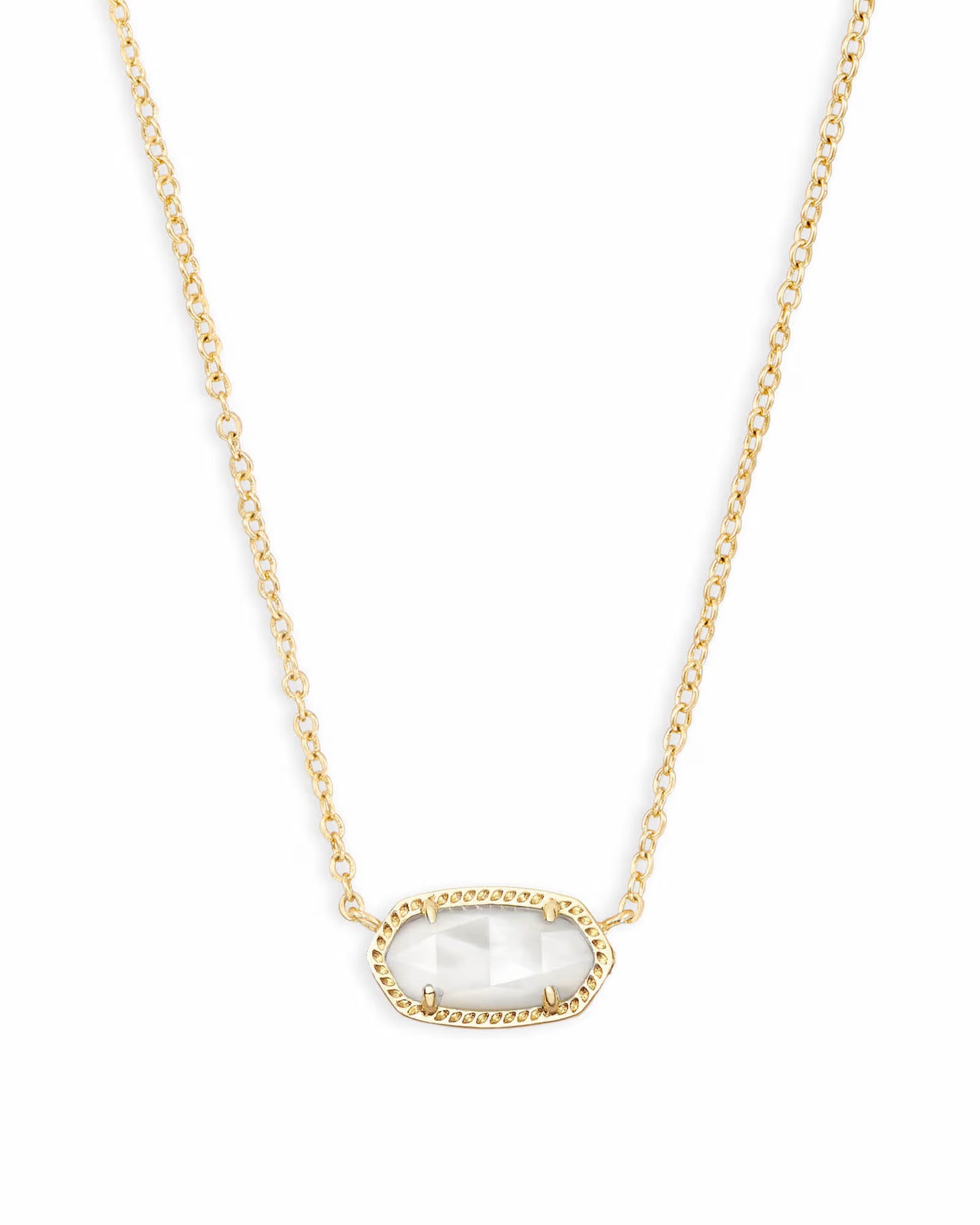 Elisa Gold Short Pendant Necklace