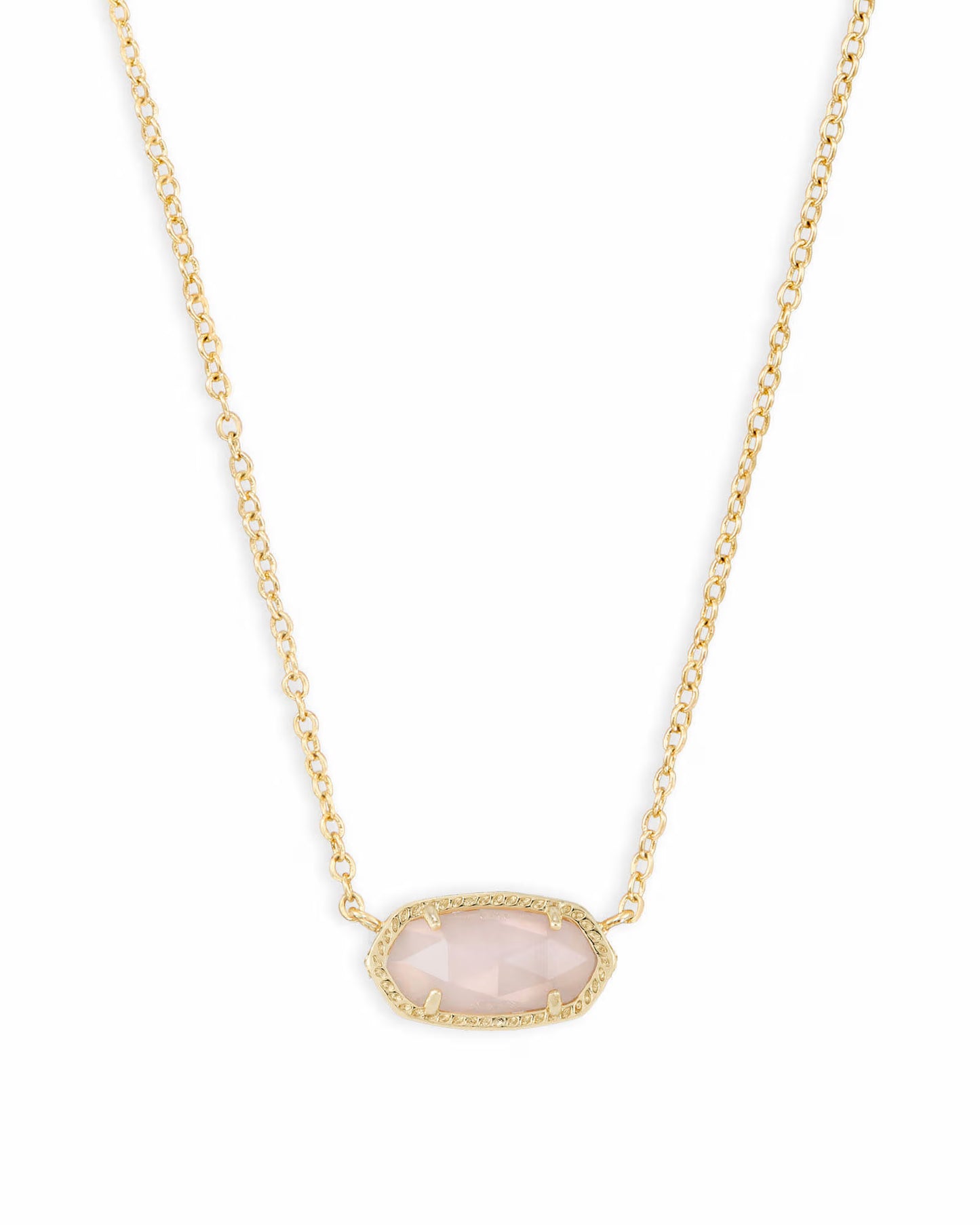 Elisa Gold Short Pendant Necklace