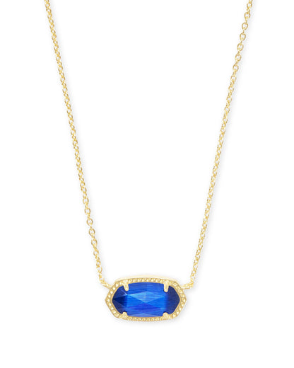 Elisa Gold Short Pendant Necklace