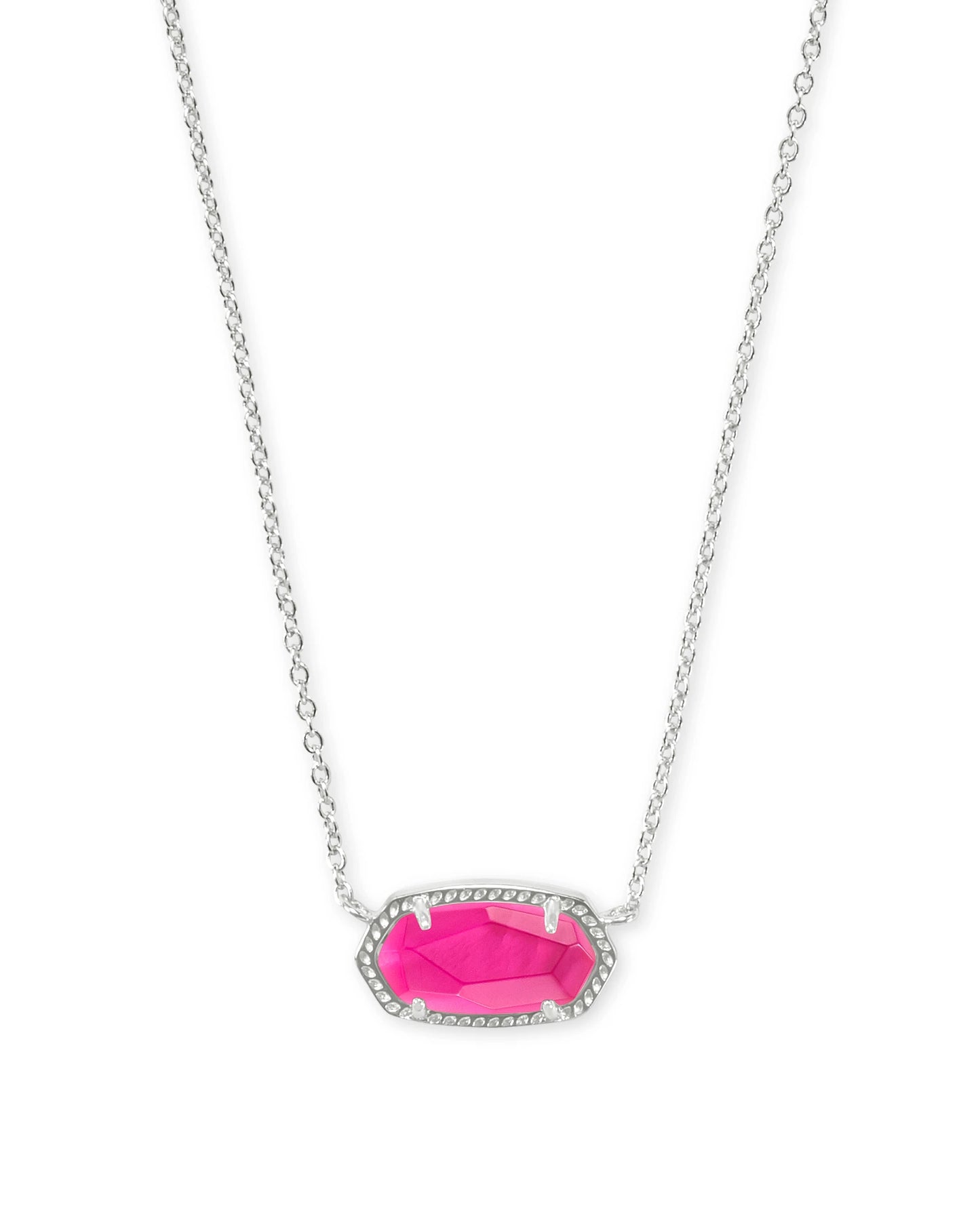 Elisa Silver Pendant Necklace