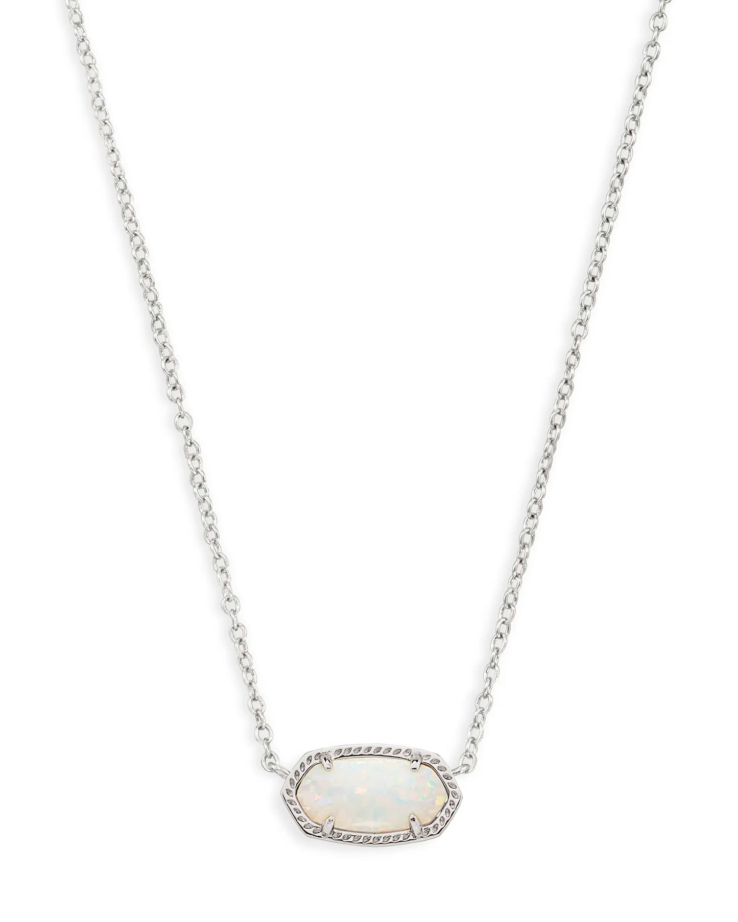 Elisa Silver Pendant Necklace