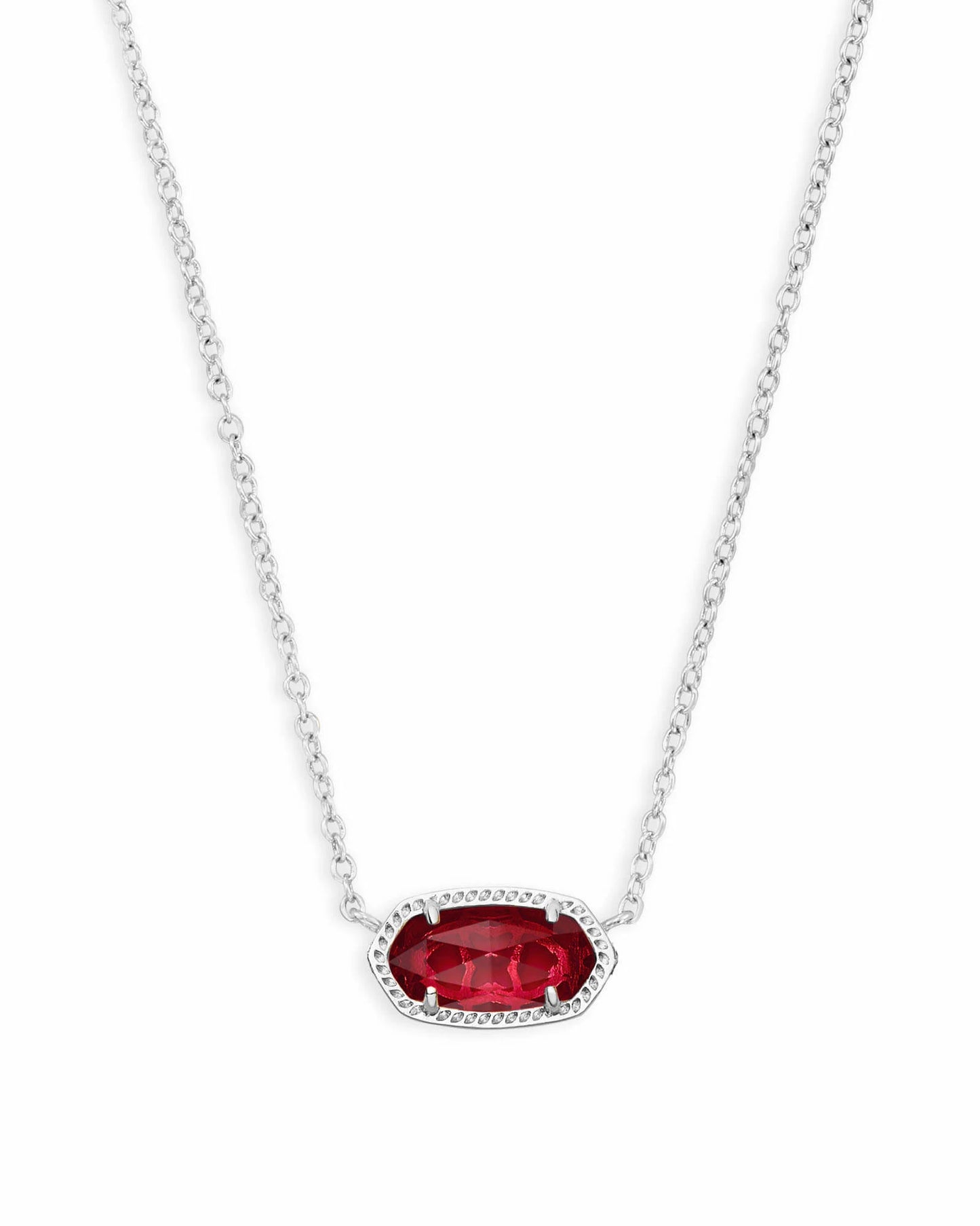 Elisa Silver Pendant Necklace