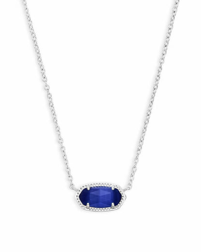 Elisa Silver Pendant Necklace