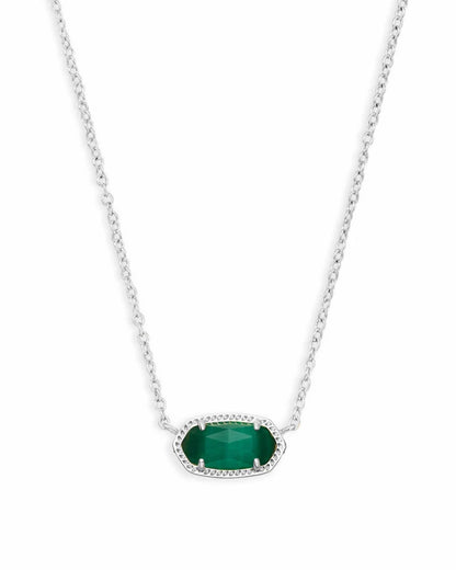 Elisa Silver Pendant Necklace