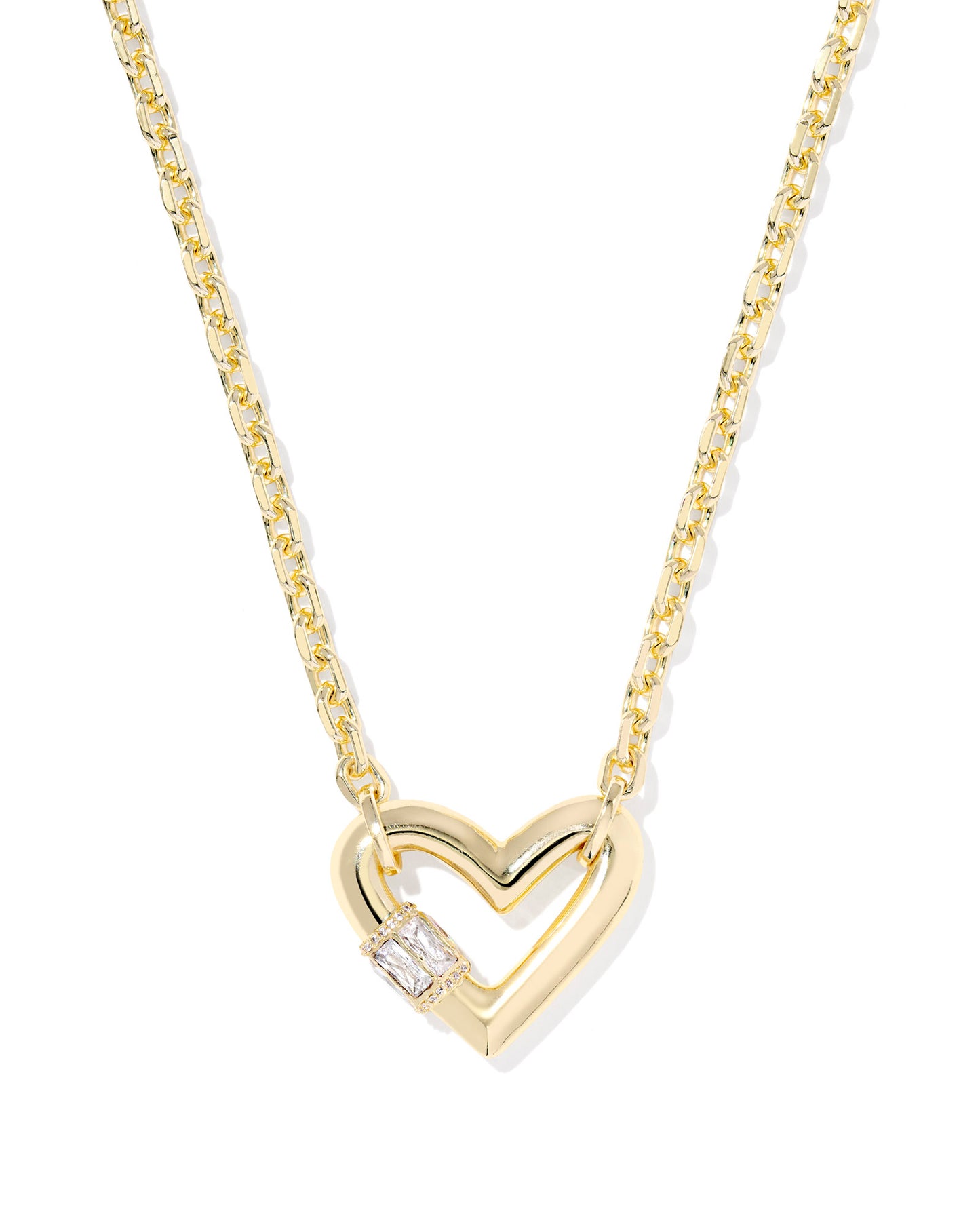 Emery Heart Short Pendant Necklace