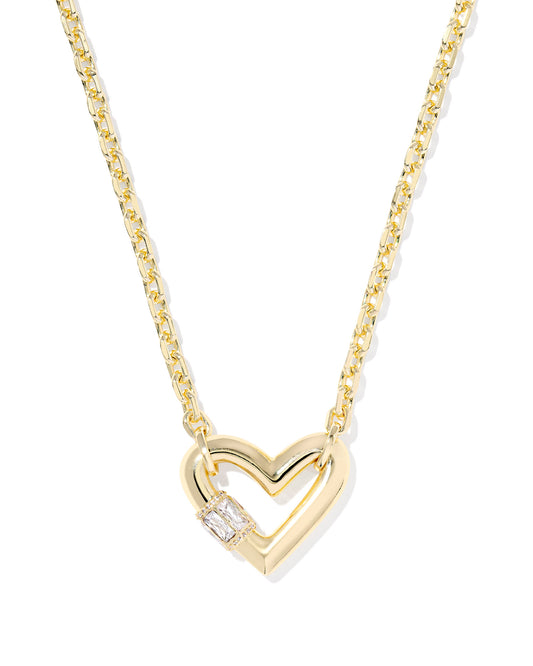 Emery Heart Short Pendant Necklace
