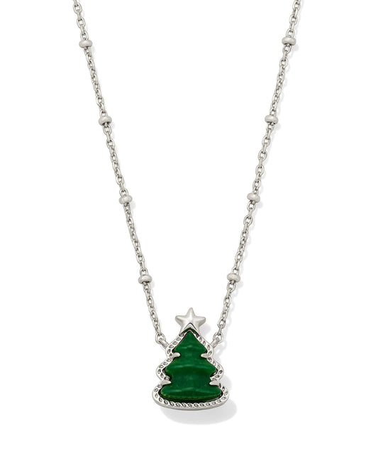Holiday Tree Pendant Necklace