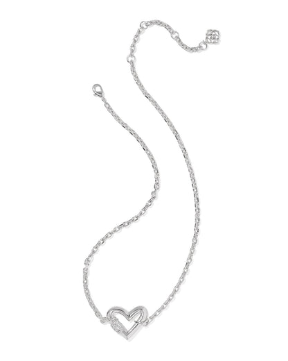 Emery Heart Short Pendant Necklace