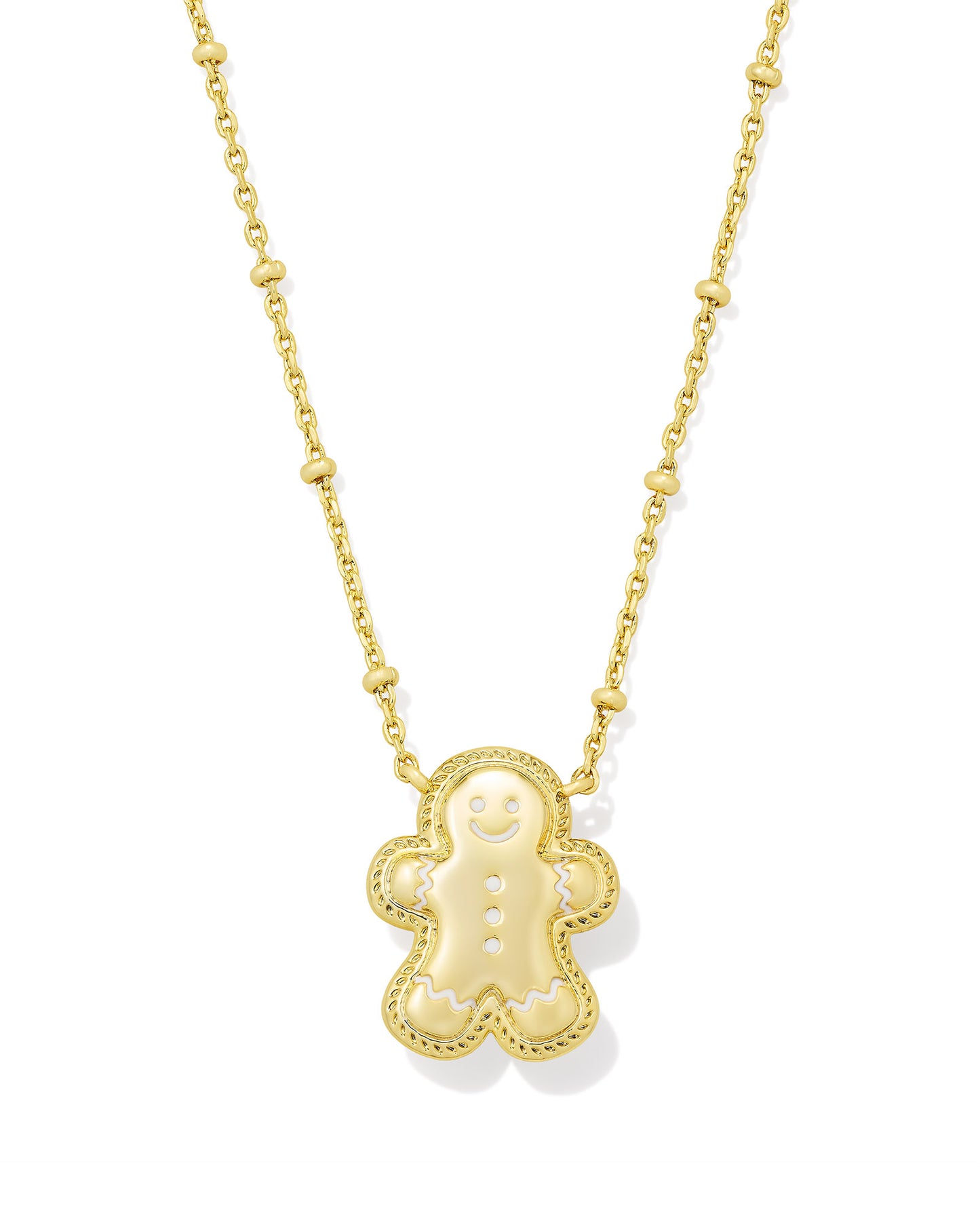 Gingerbread Pendant Necklace
